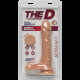 Фаллоимитатор Doc Johnson The D - Super D - 8 Inch With Balls - ULTRASKYN, диаметр 5,1см