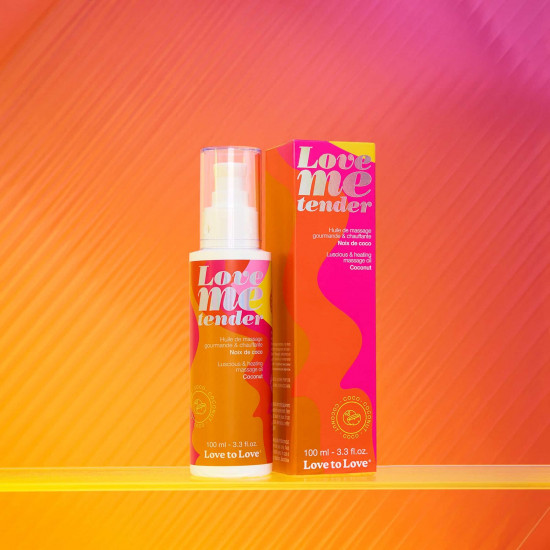 Массажное масло Love To Love - Love Me Tender, Noix De Coco (100 мл), аромат кокоса, без парабенов