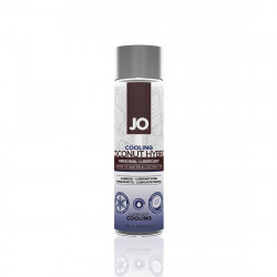 Охолоджувальна змазка-крем з кокосовою олією JO Coconut Hybrid COOLING (120 мл) біла