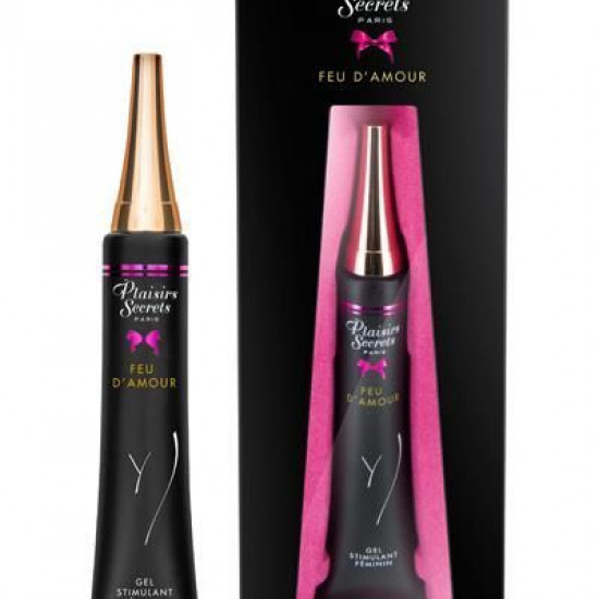Стимулирующий гель для клитора Plaisirs Secrets Feu Damour (30 мл) разогревающий