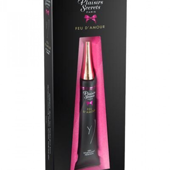 Стимулирующий гель для клитора Plaisirs Secrets Feu Damour (30 мл) разогревающий