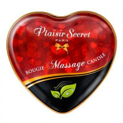 Масажна свічка серце Plaisirs Secrets Natural (35 мл)