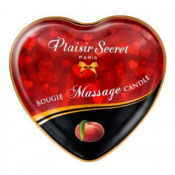 Масажна свічка-серце Plaisirs Secrets Peach (35 мл)