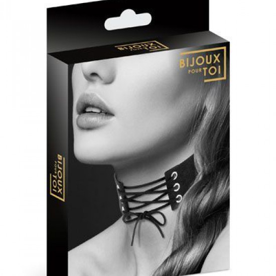 Чокер со шнуровкой Bijoux Pour Toi - LACET, экокожа