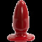 Анальна пробка-втулка Doc Johnson Red Boy - Large 5 Inch, макс. діаметр 5,5 см