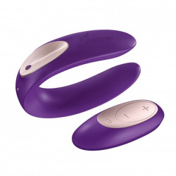 Вібратор для пар Satisfyer Double Plus Remote з пультом ДК та двома моторчиками