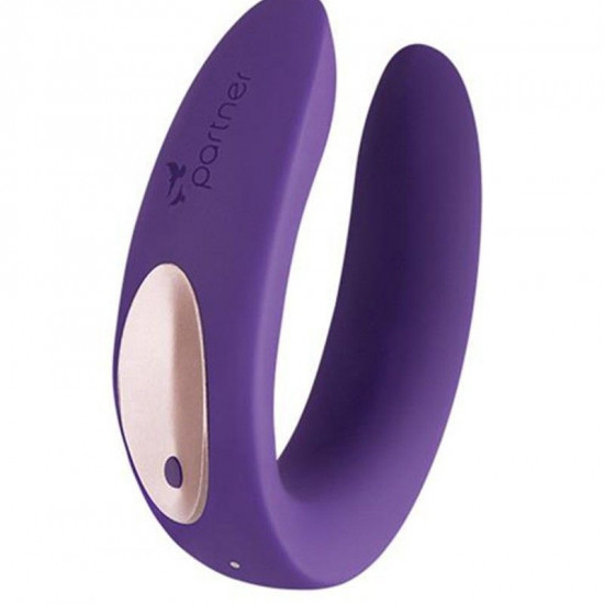 Вибратор для пар Satisfyer Double Plus Remote с пультом ДУ и двумя моторчиками