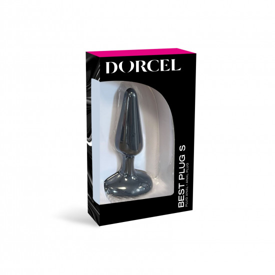 Анальная пробка Dorcel Best Plug S мягкий soft-touch силикон, макс. диаметр 3,1см
