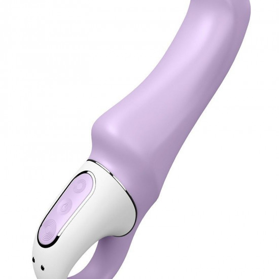 Мощный вибратор Satisfyer Vibes Charming Smile с гибким стволом, литой силикон, 12 режимов работы