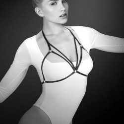 Портупея на груди Bijoux Pour Toi - MORGANE, еластичний поліестер