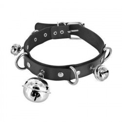 Нашийник c дзвіночками Fetish Tentation Choker Bells, екошкіра