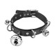 Ошейник c бубенцами Fetish Tentation Choker Bells, экокожа