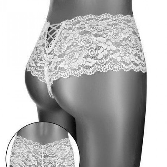 Трусики с доступом Fashion Secret JULIA White