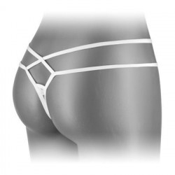 Трусики-стрінги Fashion Secret MYLENE White з подвійною лінією стегна