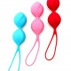 Вагинальные шарики Satisfyer V Balls (3 пары), диаметр 3,4см, масса 79-114-150г, монолитные