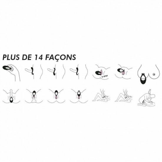 Вибратор для пар Satisfyer Endless Love Blue, 3 независимых мотора, многофункциональный