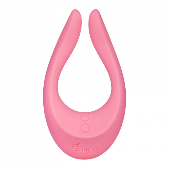 Вибратор для пар Satisfyer Endless Joy Pink, 3 независимых мотора, многофункциональный