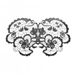 Маска на обличчя Bijoux Indiscrets - Anna Mask, вінілова, клейове кріплення, без зав'язок