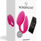 Виброяйцо с клиторальной стимуляцией Love To Love Wonderlove с пультом ДУ, можно под одежду
