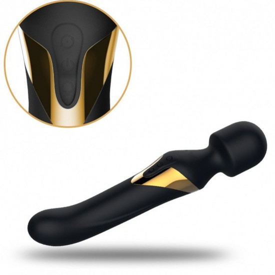 Вибромассажер 2в1 Dorcel Dual Orgasms Gold классический массажер и вибратор с жемчужным массажем