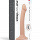 Насадка для страпона Strap-On-Me Dual Density Dildo Flesh S, диаметр 2,7см, двухслойная, гибкая