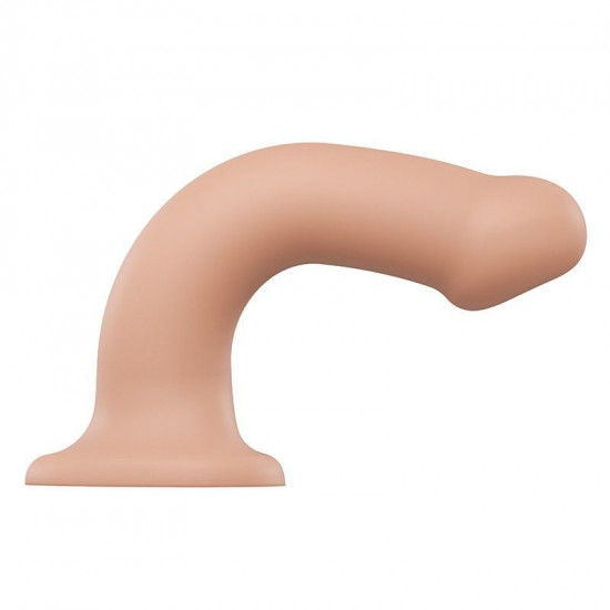 Насадка для страпона Strap-On-Me Dual Density Dildo Flesh L, диаметр 3,7см, двухслойная, гибкая