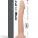 Насадка для страпона Strap-On-Me Dual Density Dildo Flesh L, диаметр 3,7см, двухслойная, гибкая