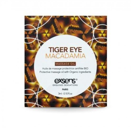 Пробник массажного масла EXSENS Tiger Eye Macadamia 3мл