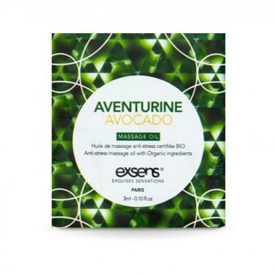 Пробник массажного масла EXSENS Anti-Stress Aventurine Avocado 3мл