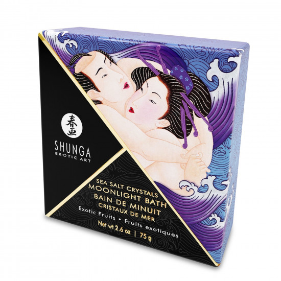 Соль для ванны Shunga Moonlight Bath – Exotic Fruits (75 г), соль Мертвого моря, аромамасла
