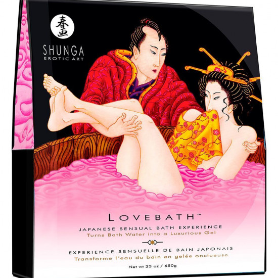 Гель для ванны Shunga LOVEBATH – Dragon Fruit 575 г, делает воду ароматным желе со SPA-эффектом