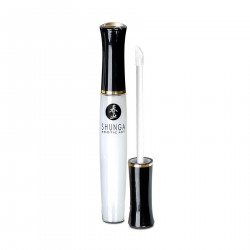 Стимулювальний блиск для губ Shunga LIPGLOSS – Sparkling Strawberry Wine (10 мл), ефект поколювання
