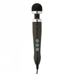 Вібромасажер DOXY Die Cast 3 Disco Black, дуже потужний, живлення 220В, металевий корпус