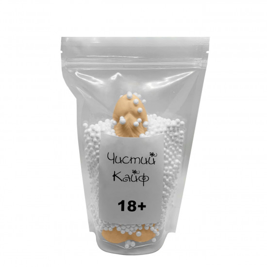 Крафтовое мыло-член с присоской Чистий Кайф Brown size L, натуральное