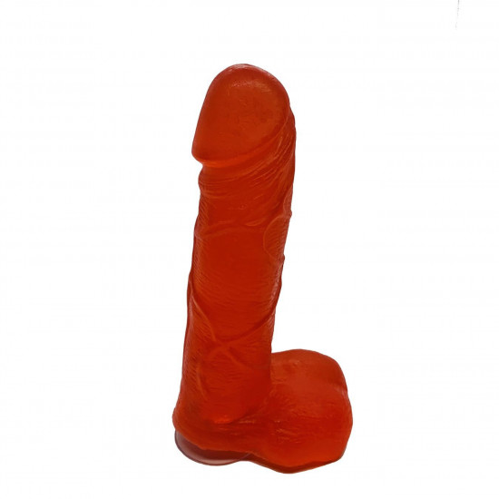 Крафтовое мыло-член с присоской Чистий Кайф Red size M, натуральное