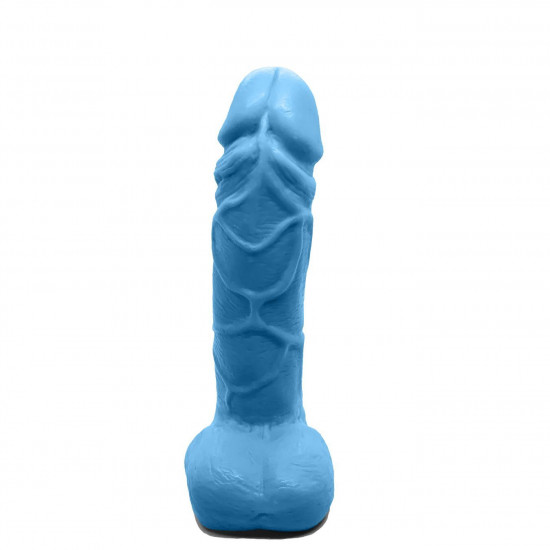 Крафтовое мыло-член с присоской Чистий Кайф Blue size M, натуральное