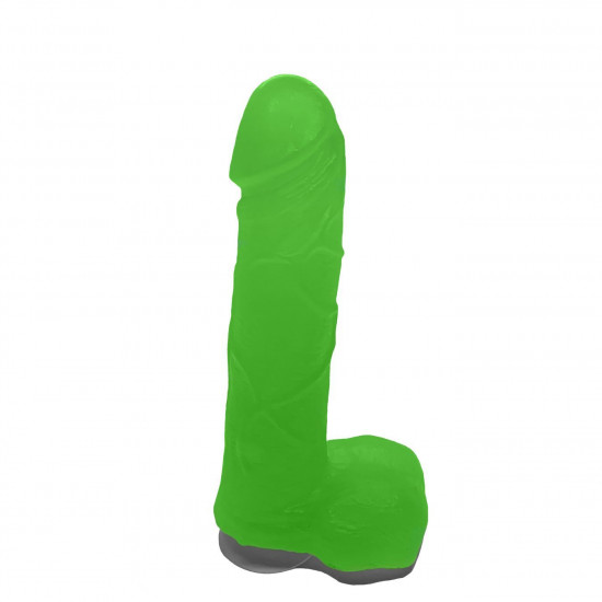 Крафтовое мыло-член с присоской Чистий Кайф Green size M, натуральное