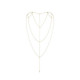 Цепочка для спины Bijoux Indiscrets Magnifique Back and Cleavage Chain - Gold, украшение для тела
