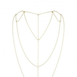 Ланцюжок для спини Bijoux Indiscrets Magnifique Back and Cleavage Chain - Gold, прикраса для тіла