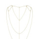 Цепочка для спины Bijoux Indiscrets Magnifique Back and Cleavage Chain - Gold, украшение для тела