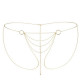 Цепочка-трусики Bijoux Indiscrets Magnifique Bikini Chain – Gold, украшение для тела