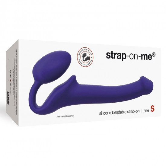 Безремневой страпон Strap-On-Me Violet S, полностью регулируемый, диаметр 2,7см