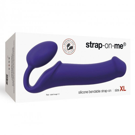 Безремневой страпон Strap-On-Me Violet XL, полностью регулируемый, диаметр 4,5см