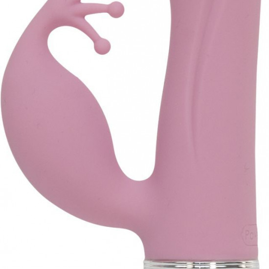 Роскошный вибратор-кролик Pillow Talk - Kinky Pink с кристаллом Сваровски, мощный