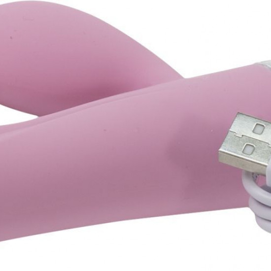 Роскошный вибратор-кролик Pillow Talk - Kinky Pink с кристаллом Сваровски, мощный