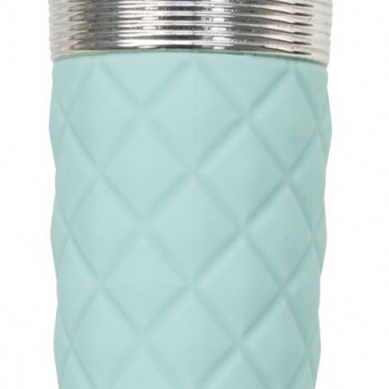 Вибромассажер 2в1 PILLOW TALK - Sultry Teal, классический массажер и вибратор с ротацией, подогрев