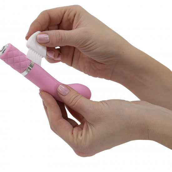 Роскошный вибратор Pillow Talk - Racy Pink с кристаллом Swarovski для точки G, подарочная упаковка