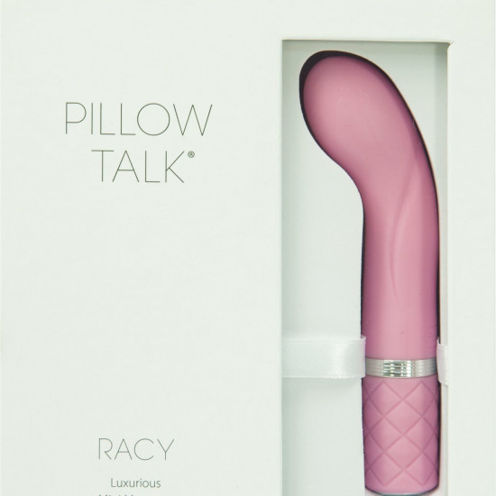 Роскошный вибратор Pillow Talk - Racy Pink с кристаллом Swarovski для точки G, подарочная упаковка