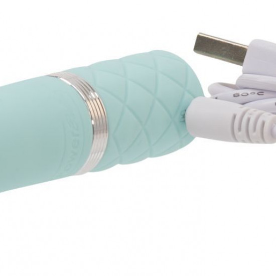 Роскошный вибратор Pillow Talk - Racy Teal с кристаллом Swarovski для точки G, подарочная упаковка