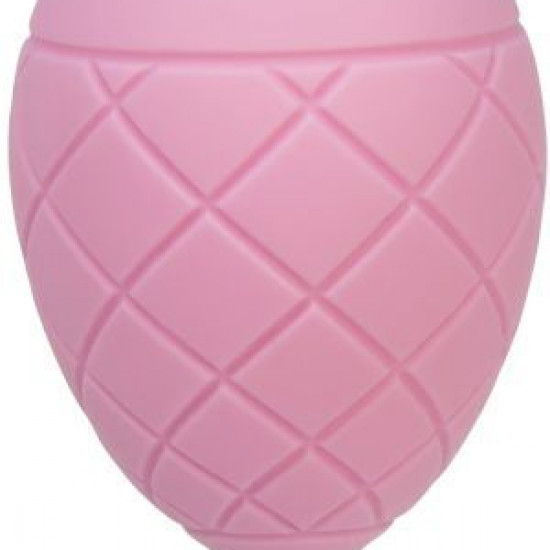 Роскошные вагинальные шарики PILLOW TALK - Frisky Pink с кристаллом, диаметр 3,2см, вес 49-75гр